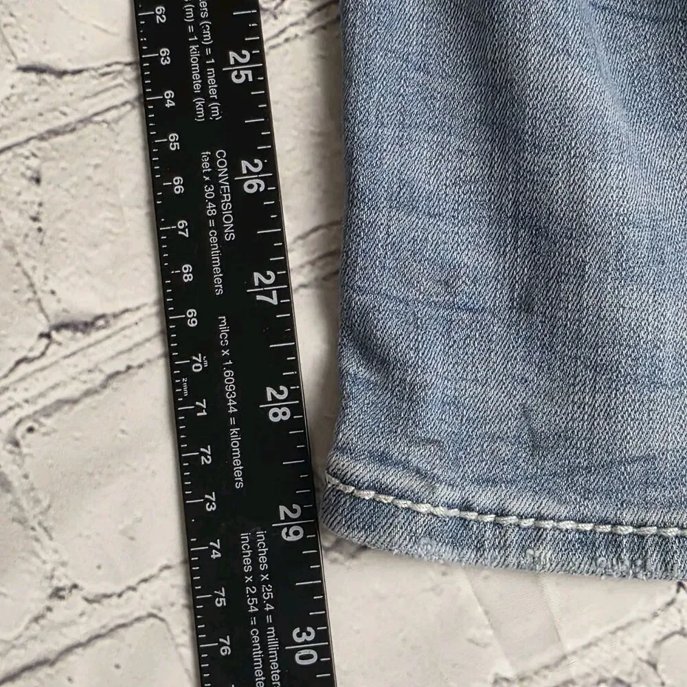 BKE Alec Men's 30S Blue Straight Leg Stretch Casual Denim Jeans
